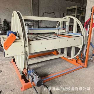 定制在线单板翻板机3吨木地板液压翻转机设备家具木板180度翻面机