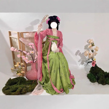 新款汉服复原唐制印花一片套装齐胸破裙仙气日常春夏季