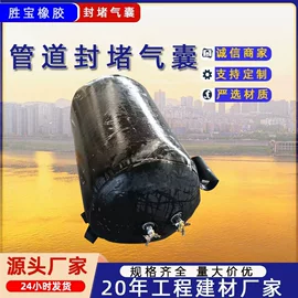 管道封堵气囊;充气芯膜;桥梁伸缩缝
