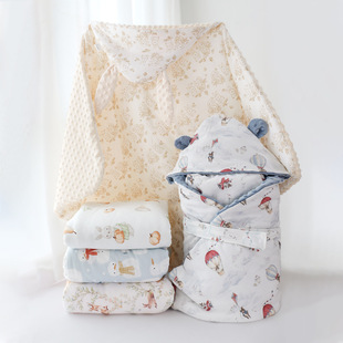 New Thickeneded Baby Quilt for Newborns in Autumn and Winter, Soothing Beanie Quilt, Newborn Baby Delivery Room Quilt
