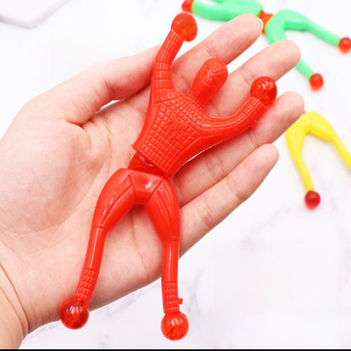 Large Climbing Spider-Man Toy Super Glue Somersault Miniature Prank Sticky Palm Boring Toy