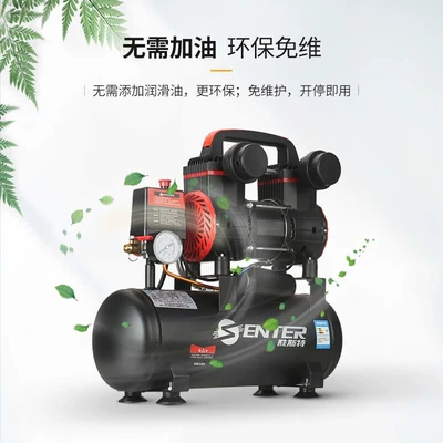 Shengster air compressor oil-free bass air pump household small portable air compressor 220V Woodworking