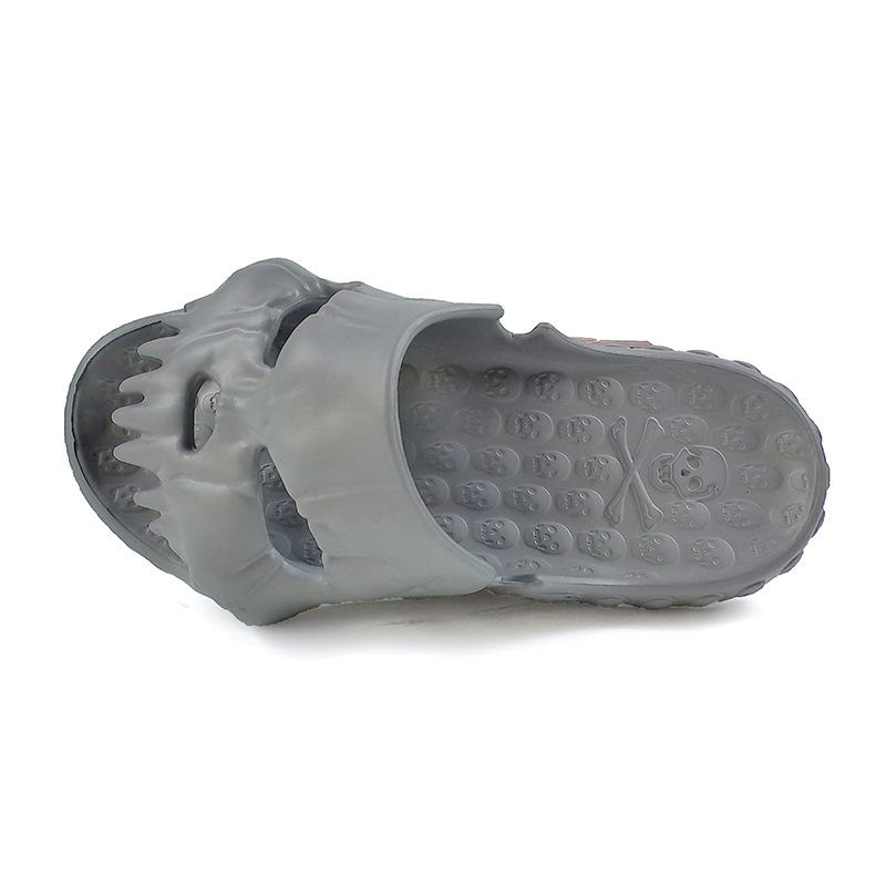 Cross-border exclusivo 2023 nuevo cráneo flip-flops super suave de suela gruesa par zapatillas