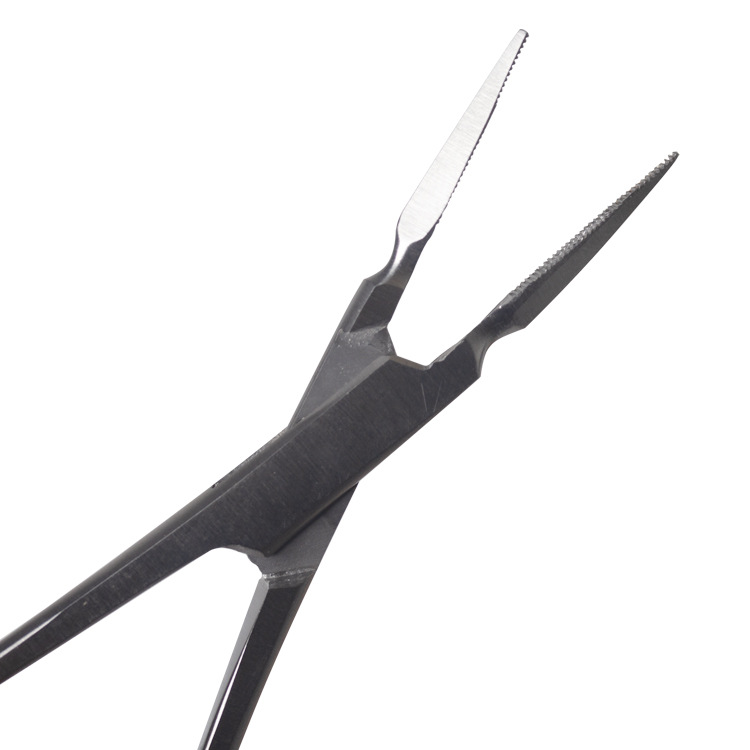 Materiales e instrumentos dentales transfronterizos, pinzas radiculares de ángulo recto para extracción de residuos radiculares, pinzas para sujetar fragmentos dentales