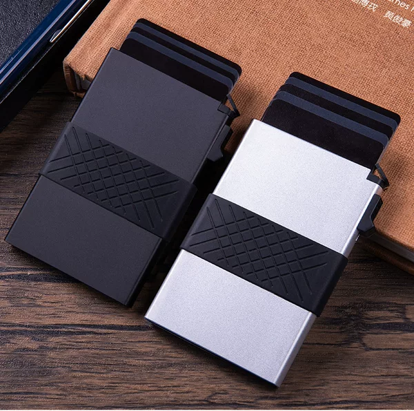 Cross-Border Anti-Degaussing Id Card Holder, Document Storage Bag, Magnetic Card Holder, New Style Bag for Women, Large Capacity Card Holder for Men