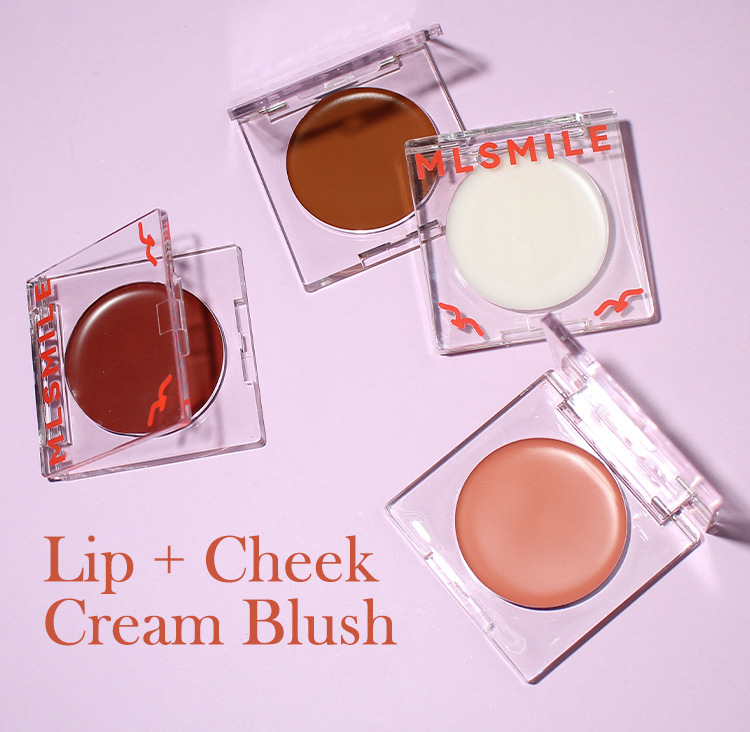MLSMILE Cross-Border Exclusive Cream Matte Natural Highlight Contour Rouge Easy To Apply Moisturizing Blush Palette_voghion.com