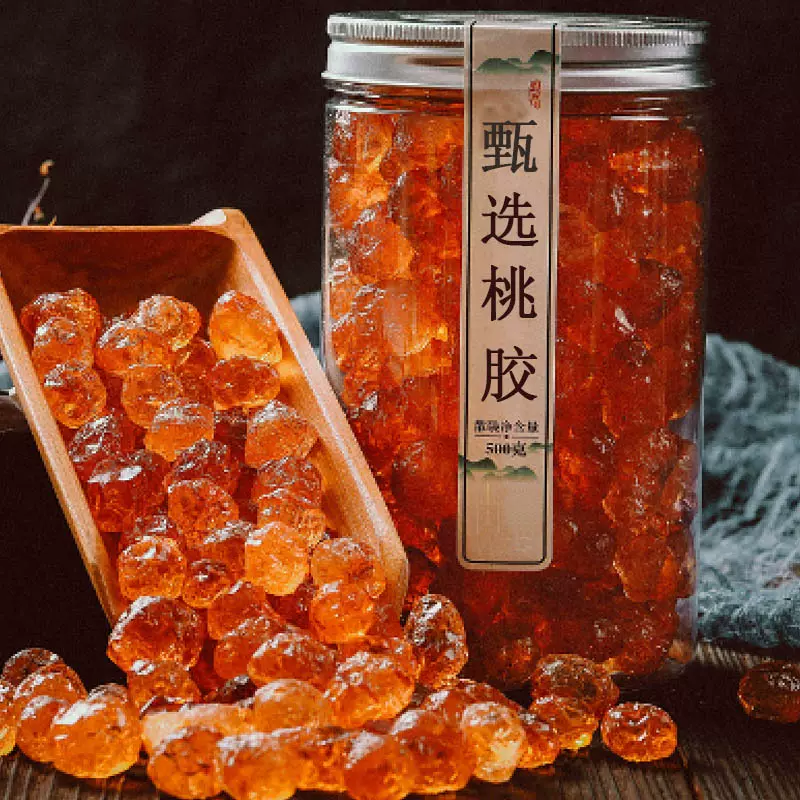 雪燕皂角桃胶机磨水洗大颗粒500g易泡发桃胶食品原料各种规格