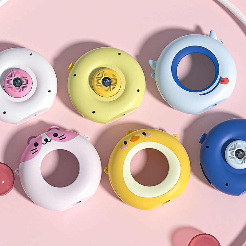 Mini Cámara Digital Infantil de Dibujos Animados S8 de ABS Pantalla de 2.4 Pulgadas para Niños