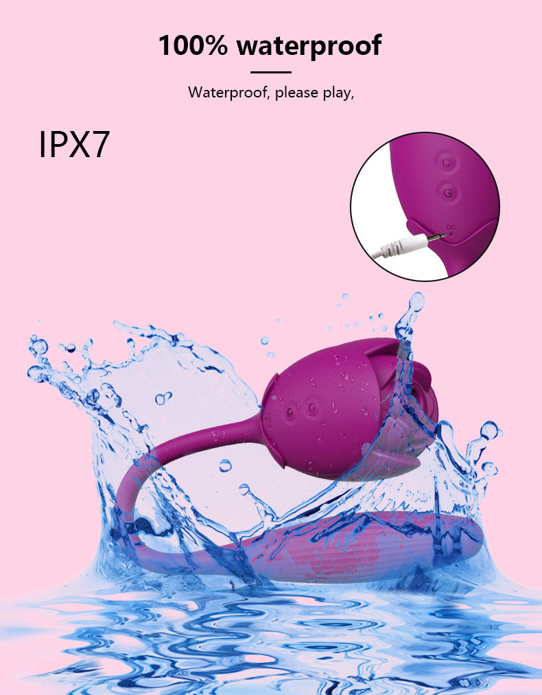 Mysite New Rose Double Head Sucking Egg Skipping Rose Vibrators 18 rose toy · rose vibrator for sucking