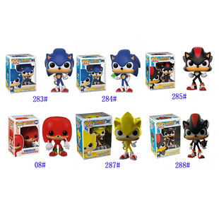 Cross-border 4-inch POP Super Sonic Super Sonic Mouse sonic hand-made ornaments model toys wholesale foreign trade Yama