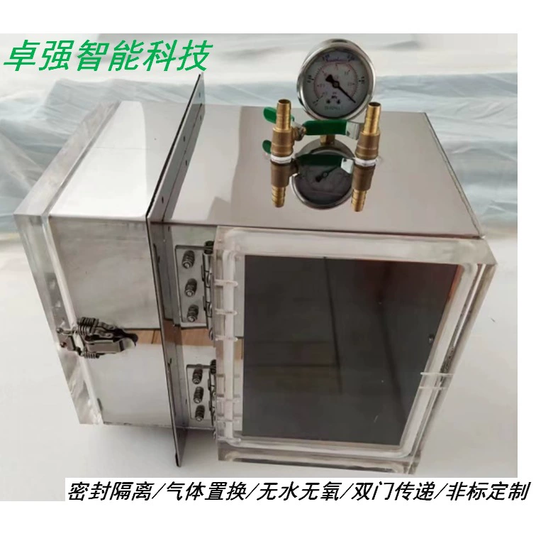 Прецизионная 8K двойная зеркальная вакуумная переходная камера из нержавеющей стали 304, устойчивая к коррозии, прочная промышленная перчаточная камера