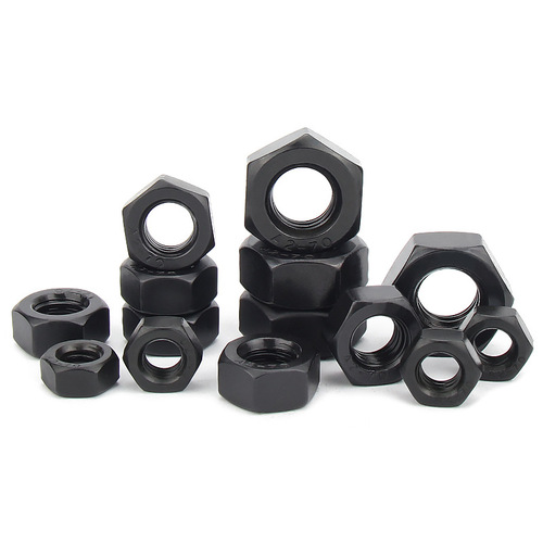 Black 304 stainless steel hexagonal nut M1.6-M30 hexagonal nut DIN934