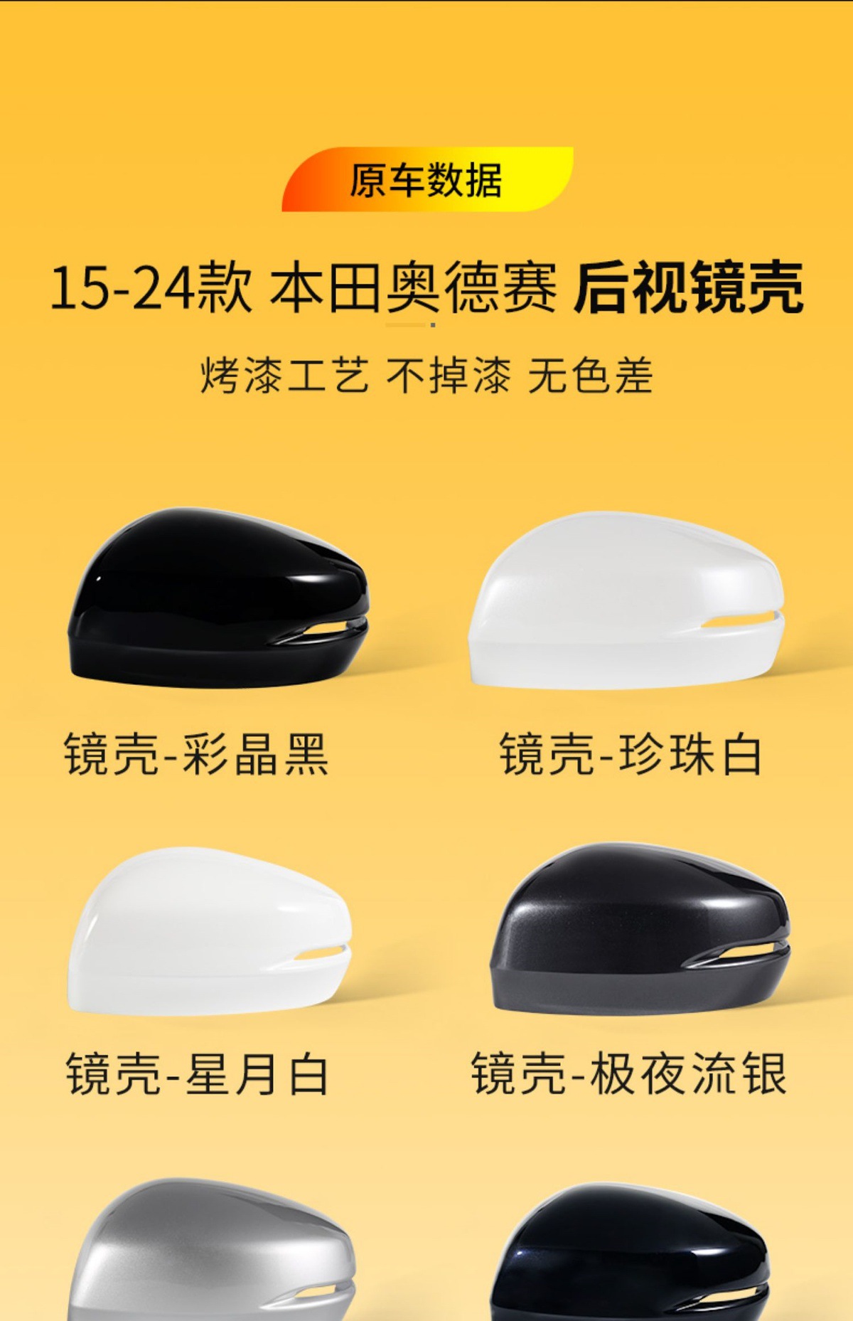 Suitable for 15-24 Honda Odyssey Alison Reversing Mirror Housing Rearview Mirror Housing Reflector Cover