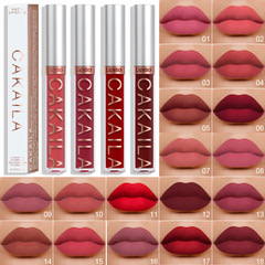 Make-up lip glaze CAKAILA 18-color lipstick matte non-stick lip gloss specially for foreign trade cross-border wholesale
