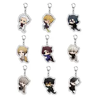 Windproof acrylic double-sided keychain, pendant, (Cross-border trading)