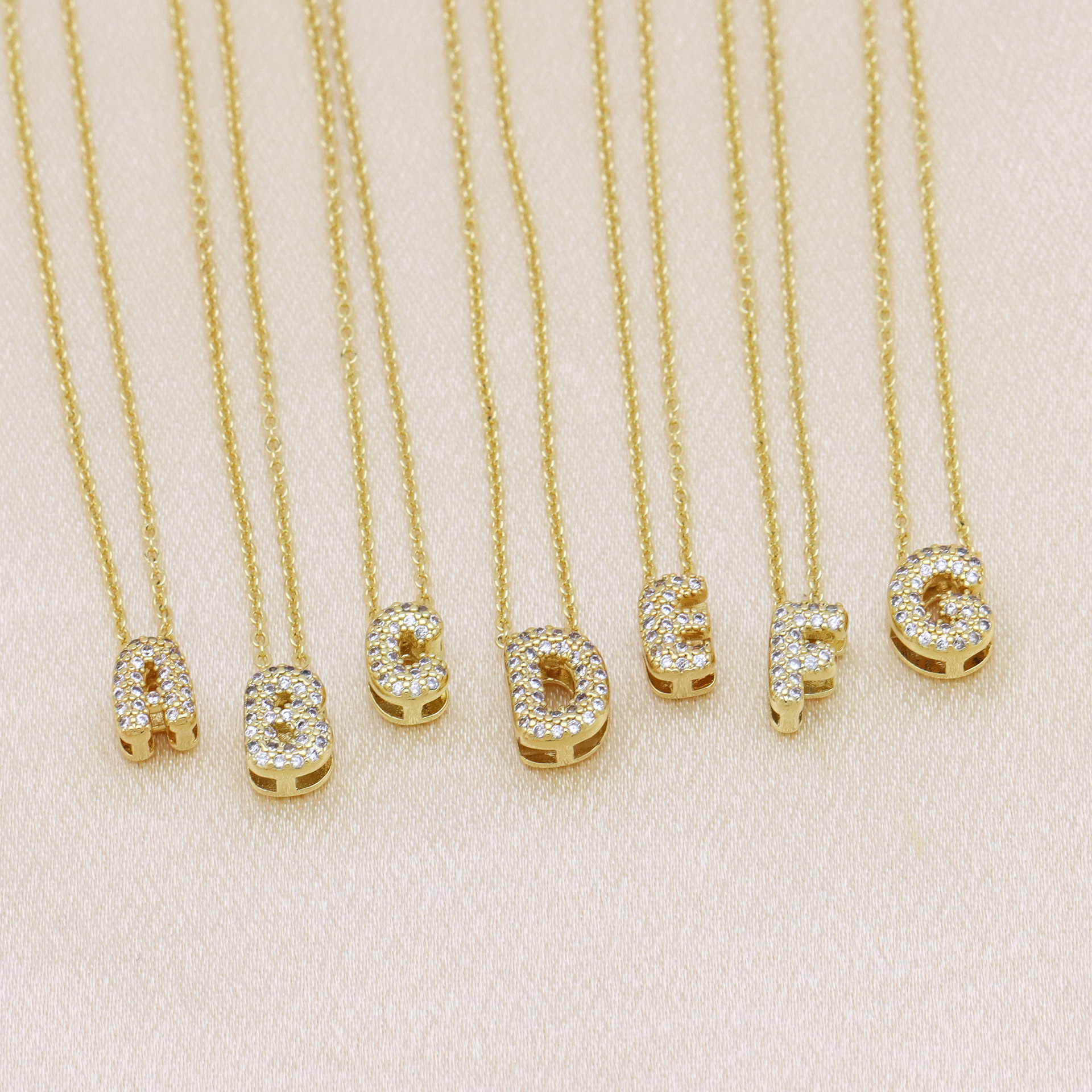 4g Weight Beads, Chain Jewelry Making Type 6*8mm, 8 * 8mm Jewelry Making Size Center-Drilled Drill Orientation Zircon Inlay Material DIY Jewelry Accessories Classification cable chain Chain Type 1 Piece Quantity Copper Material Letter, Heart Shape Pattern Inlay Design Simple Style, IG Style Style 1 Piece 6*8mm 8 * 8mm Copper Zircon Letter Heart Shape DIY Jewelry Accessories Beads Chain 9