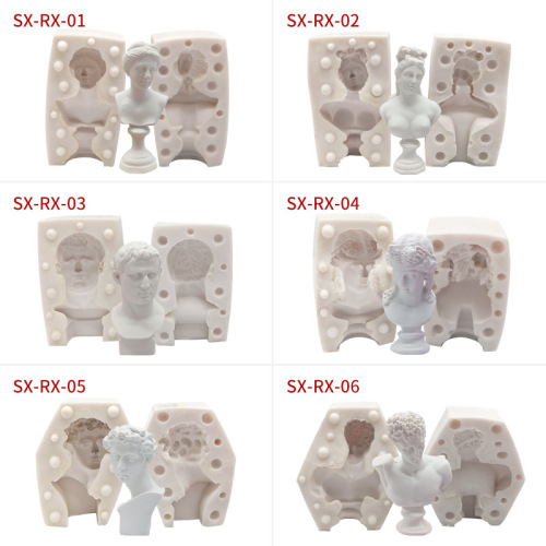 Sanxin Venus scented candle silicone mold DIY portrait handmade soap plaster diffuser stone ornament abrasive