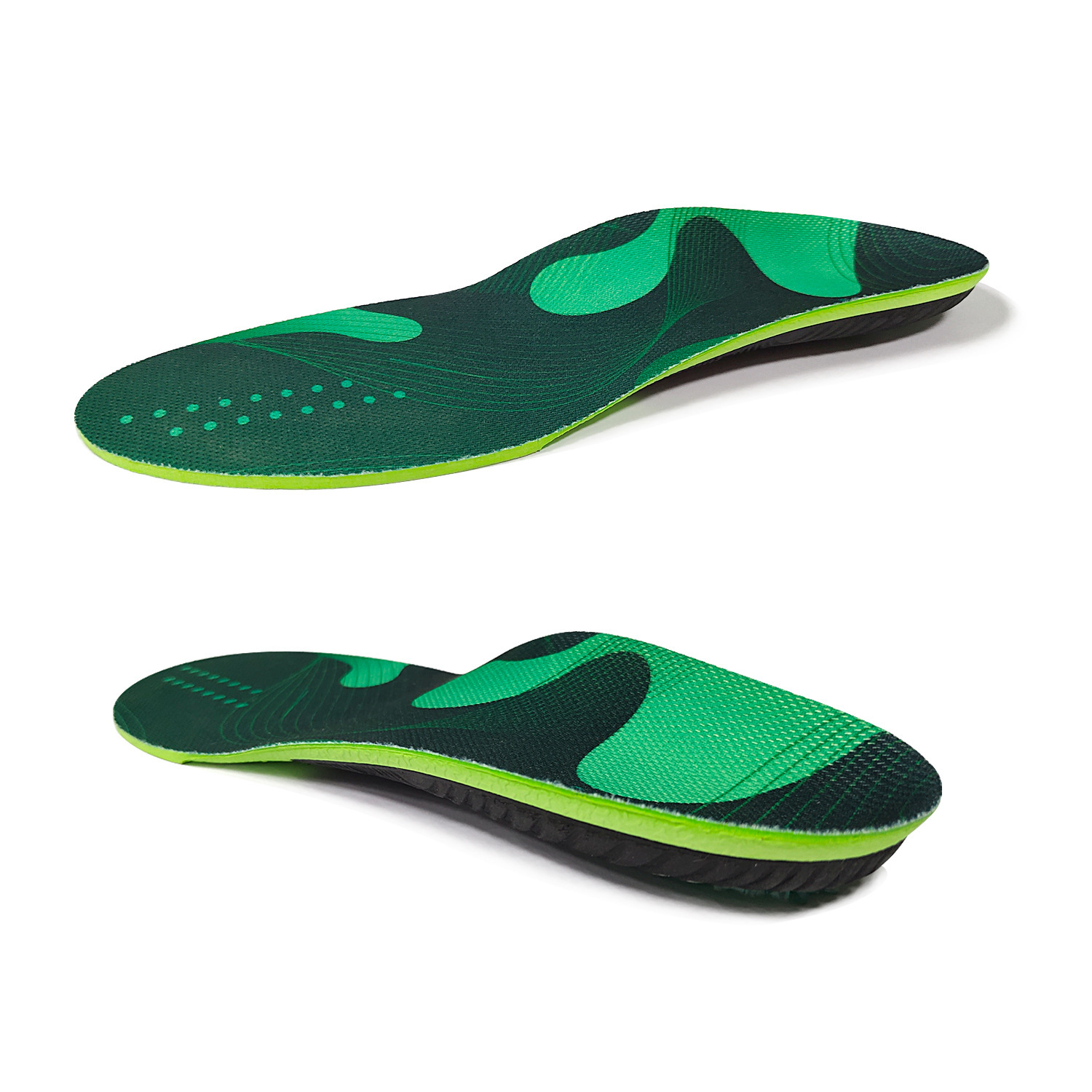 Nuevo arco deportivo ligero corrección plantilla transpirable para hombres y mujeres, suave y cómoda plantilla de amortiguación de alta elasticidad