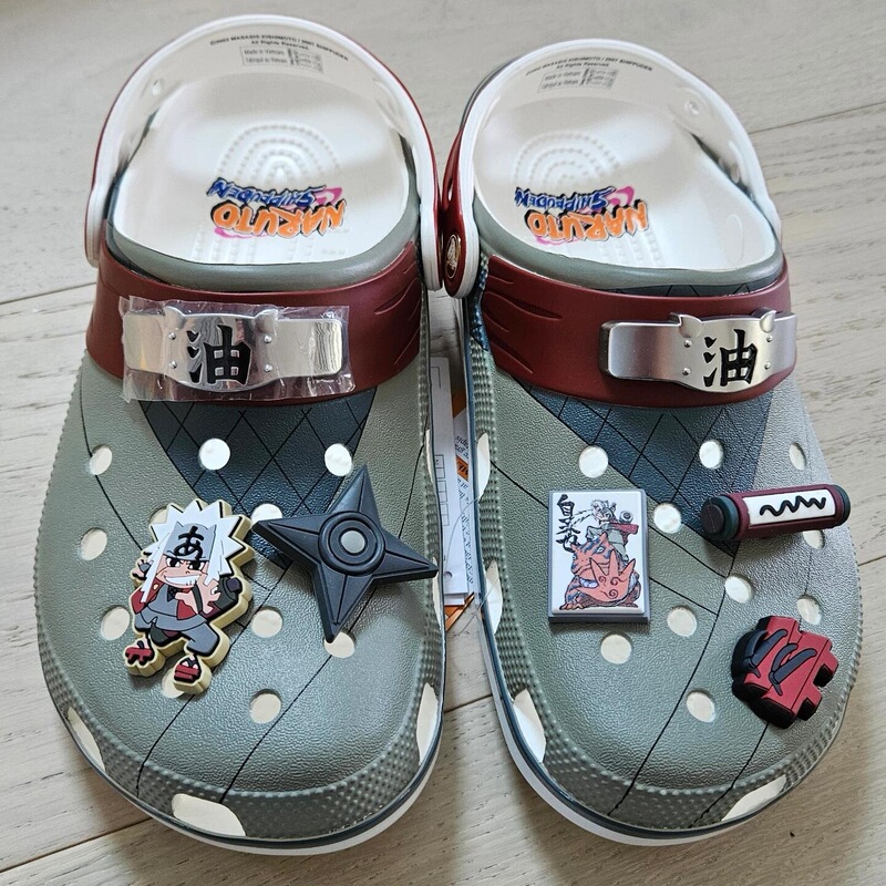 In-Stock Naruto Collaboration Clogs, Summer Comfortable Versatile Casual Beach Slippers, Available for Wholesale and Dropshipping