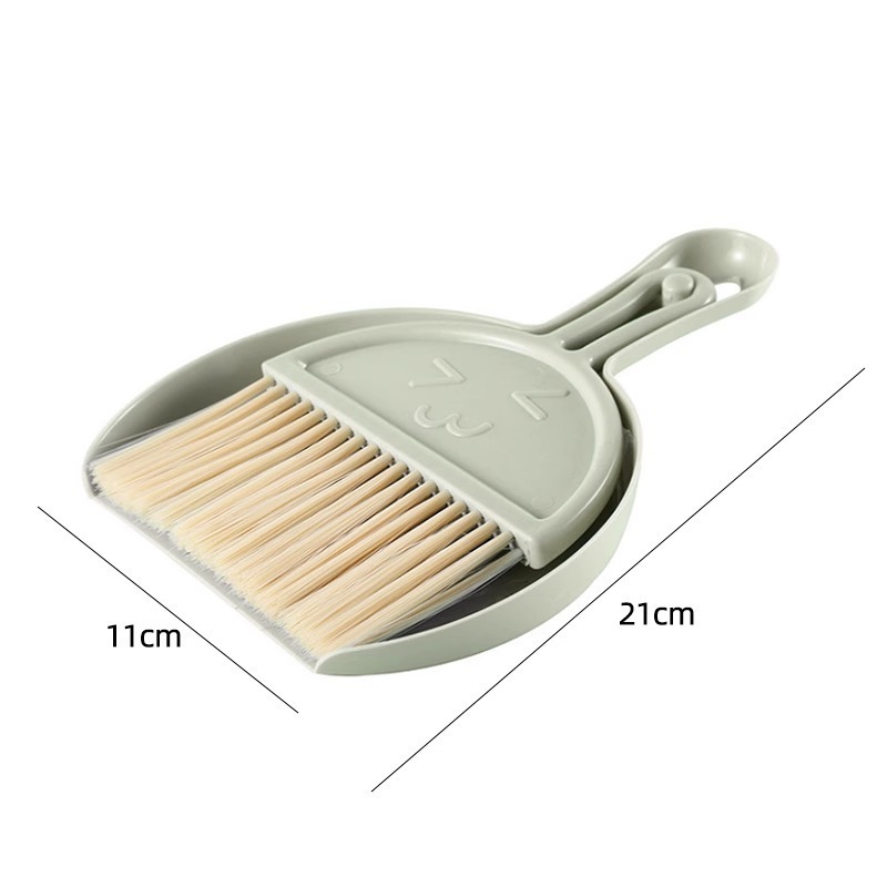 デスクトップのミニほうきセットテーブルの掃除道具子供用箕の組み合わせの小さなほうきの机の上|undefined