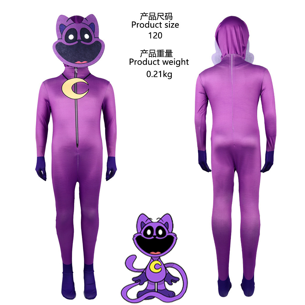 Traje de cosplay transfronterizo de Poppy Playtime para actuaciones escénicas, diseño de animales sonrientes de Poppy's Playtime image 15