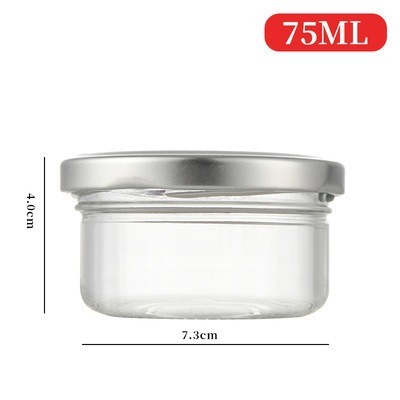 圆形透明果酱玻璃罐花胶燕窝瓶食品级玻璃瓶耐高温鲜炖花胶分装瓶|undefined