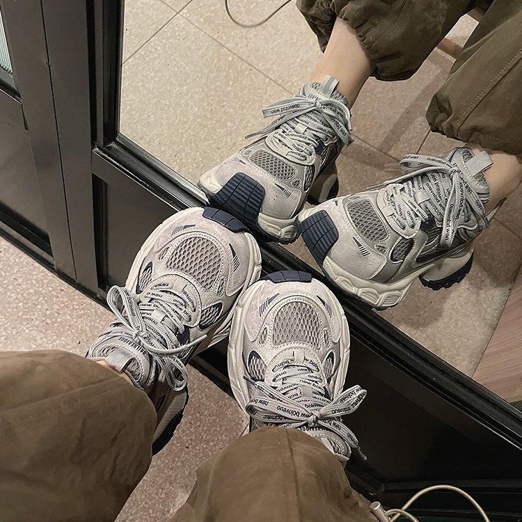 Ruth's Same Style Thick-Soled Little Monster Dad Shoes for Women, 2025 Autumn New Model, Makes Feet Look Smaller, Height-Increasing, Versatile Casual Sneakers