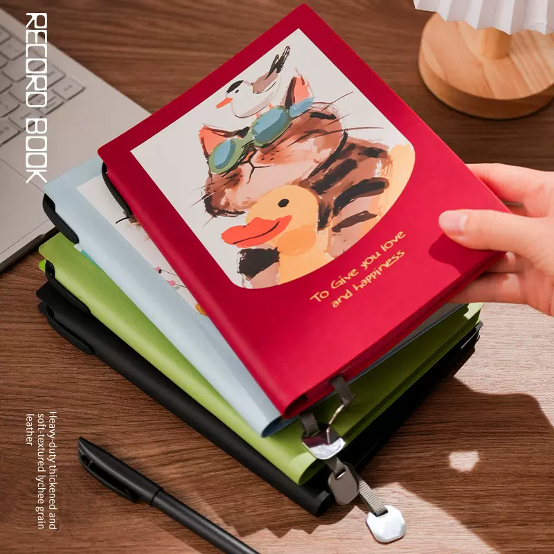 高颜值A5笔记本本子彩图插画文创学生课堂作业本大学生可定制logo