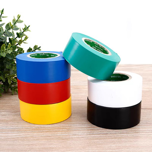 Widened electrical tape 2.5cm ultra-thin sticky electrical black electrical tape PVC waterproof insulation flame retardant high temperature resistant