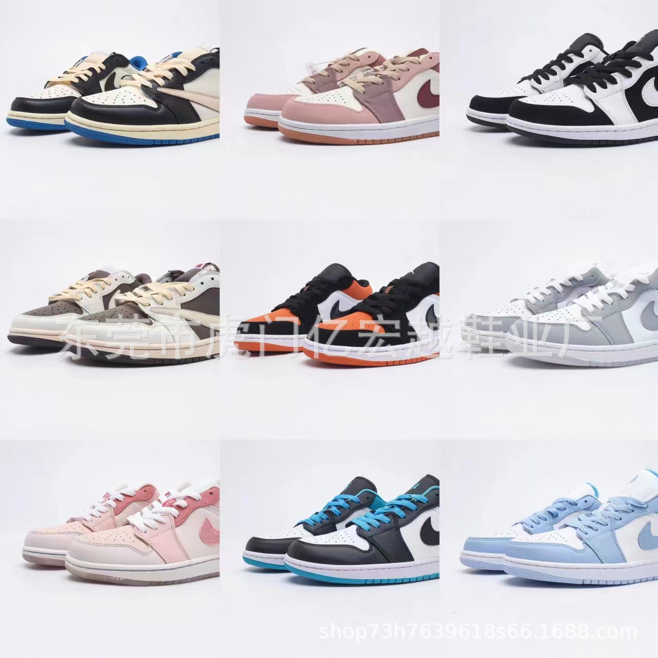 Putian aj1 low-top Barb Black Samurai North Carolina Blue Rabbit Year Limited 흑백 팬더 남성 신발 내마모성 여성 농구 신발