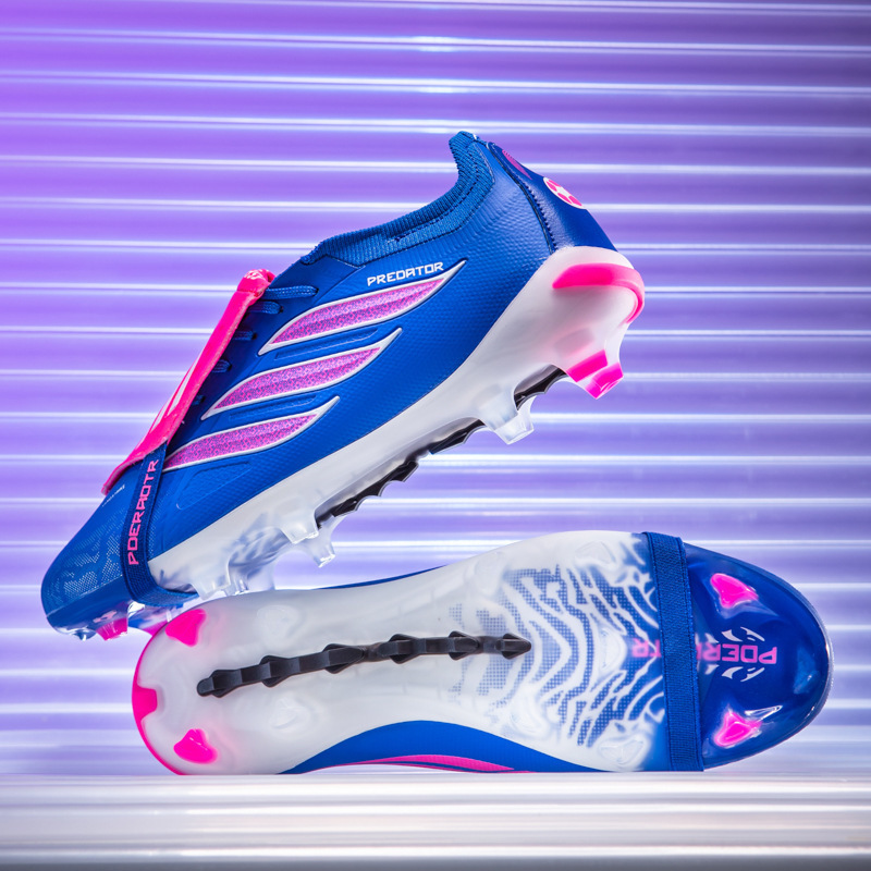 Zapatos de Fútbol con Tacos AG de Caucho TPU Ligeros para Césped Natural y Artificial