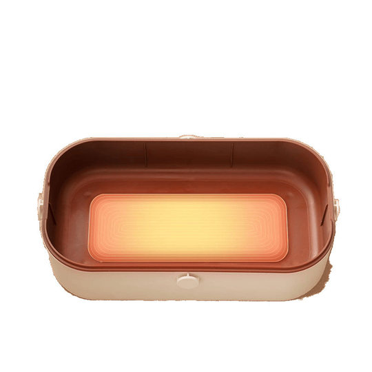 Large-Capacity Stainless Steel Lunch Box for Office Workers, No Need for Microwave Oven, Plug-In Heating Lunch Box, Portable Insulated Lunch Box