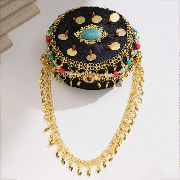 Women's Jewelry Hair Accessories Bridal Headwear Hat Tassel Headdress Wedding Festival Costume