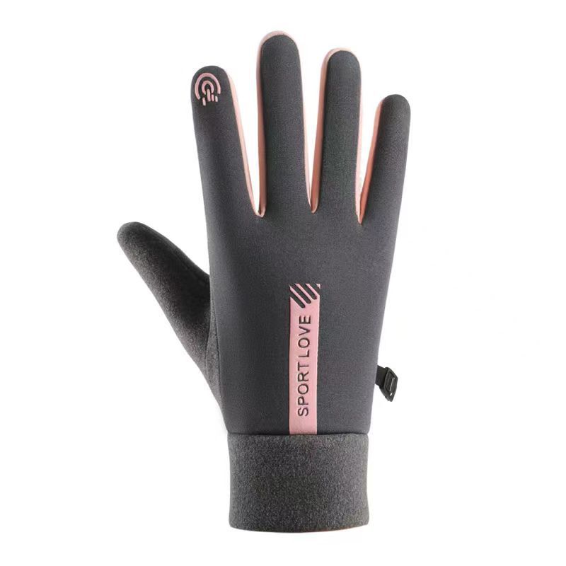 여성용 세로 스트라이프 그레이 핑크