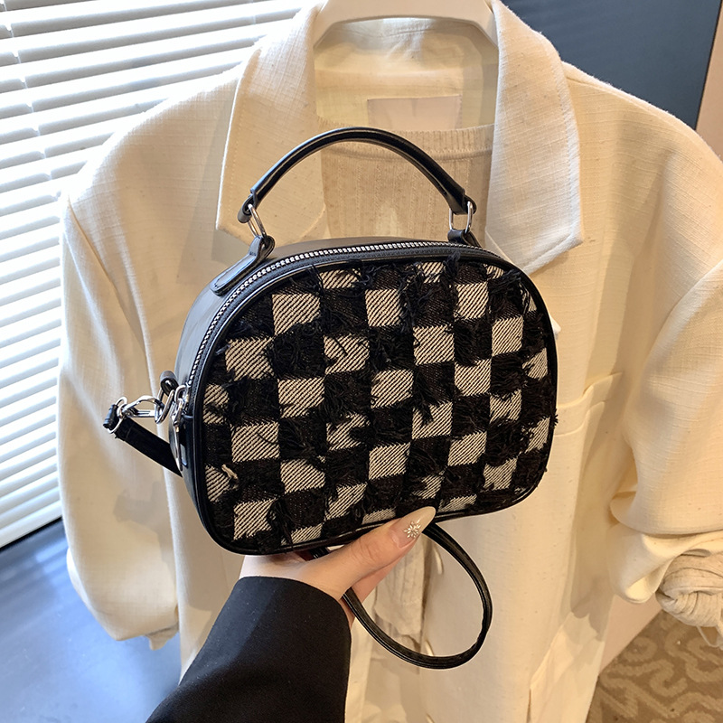 2025 diseño de moda extranjero personalidad casual estrella gradiente denim cadena de hombro bolso de mujer