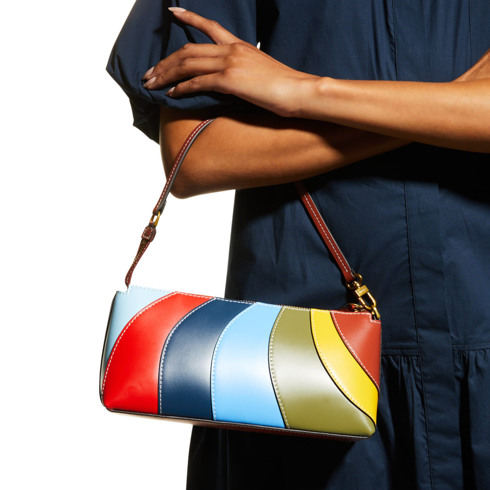 Women's Retro Contrast Shoulder Bag For Women Single Handbag_voghion.com