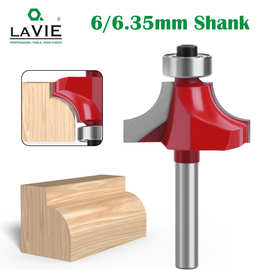 6柄1/4柄圆角刀开槽刀修边机刀头铣刀钨钢铣刀钨钢合金规格齐全