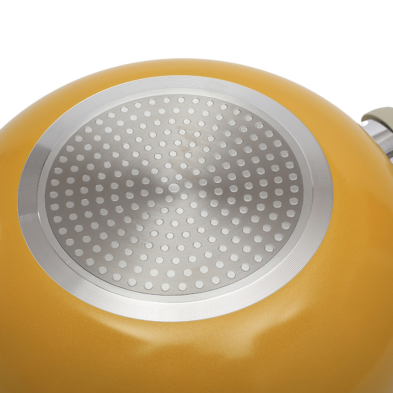 Doble FONDO DE ALUMINIO sartén filete pan de aluminio fondo plano menos negro de humo estilo coreano colorido antiadherente sartén pan de regalo