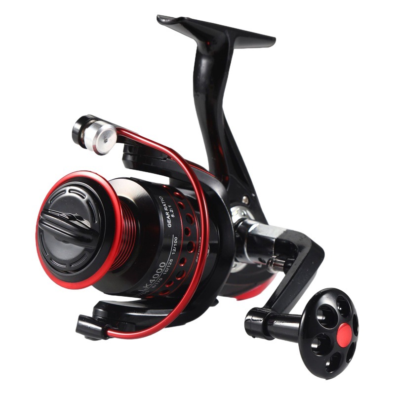 LK cabeza de metal rueda de pesca rueda giratoria rueda de polo de mar rueda de metal carretera rueda asiática rueda de Pesca de Mar carrete de pesca al por mayor