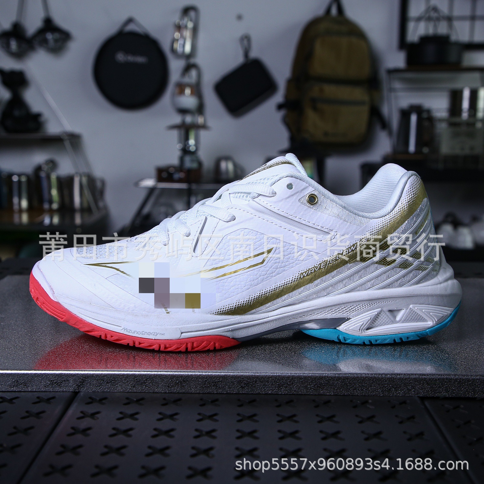 Cross-Border Original Packaging Mino Eagle Claw 3 Badminton Shoes for Men and Women Wave Claw 3 Wide-Fit Shock-Absorbing Sports Shoes
