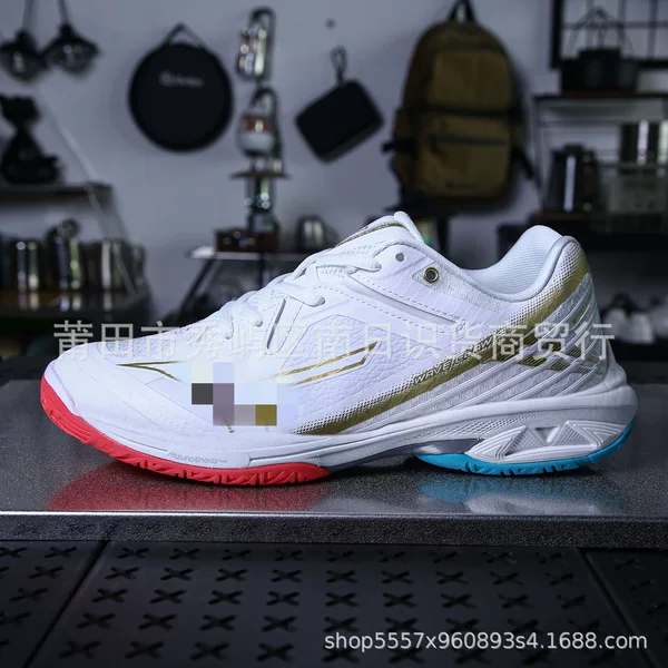 Cross-Border Original Packaging Mino Eagle Claw 3 Badminton Shoes for Men and Women Wave Claw 3 Wide-Fit Shock-Absorbing Sports Shoes