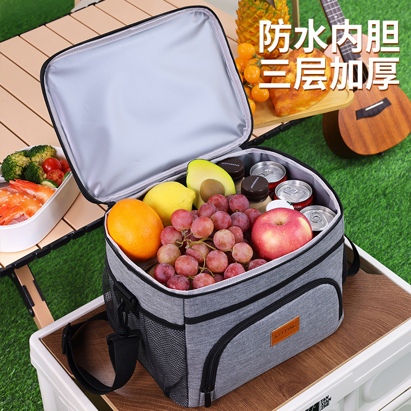 Transfronterizo Amazon nueva bolsa de picnic de gran capacidad bolsa de aislamiento de almuerzo bolsa de hielo de automóvil bolsa de aislamiento de almuerzo bolsa de aislamiento de almuerzo