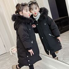 女童棉衣冬季2025新款儿童中长款棉袄韩版中大童加厚棉服保暖童装