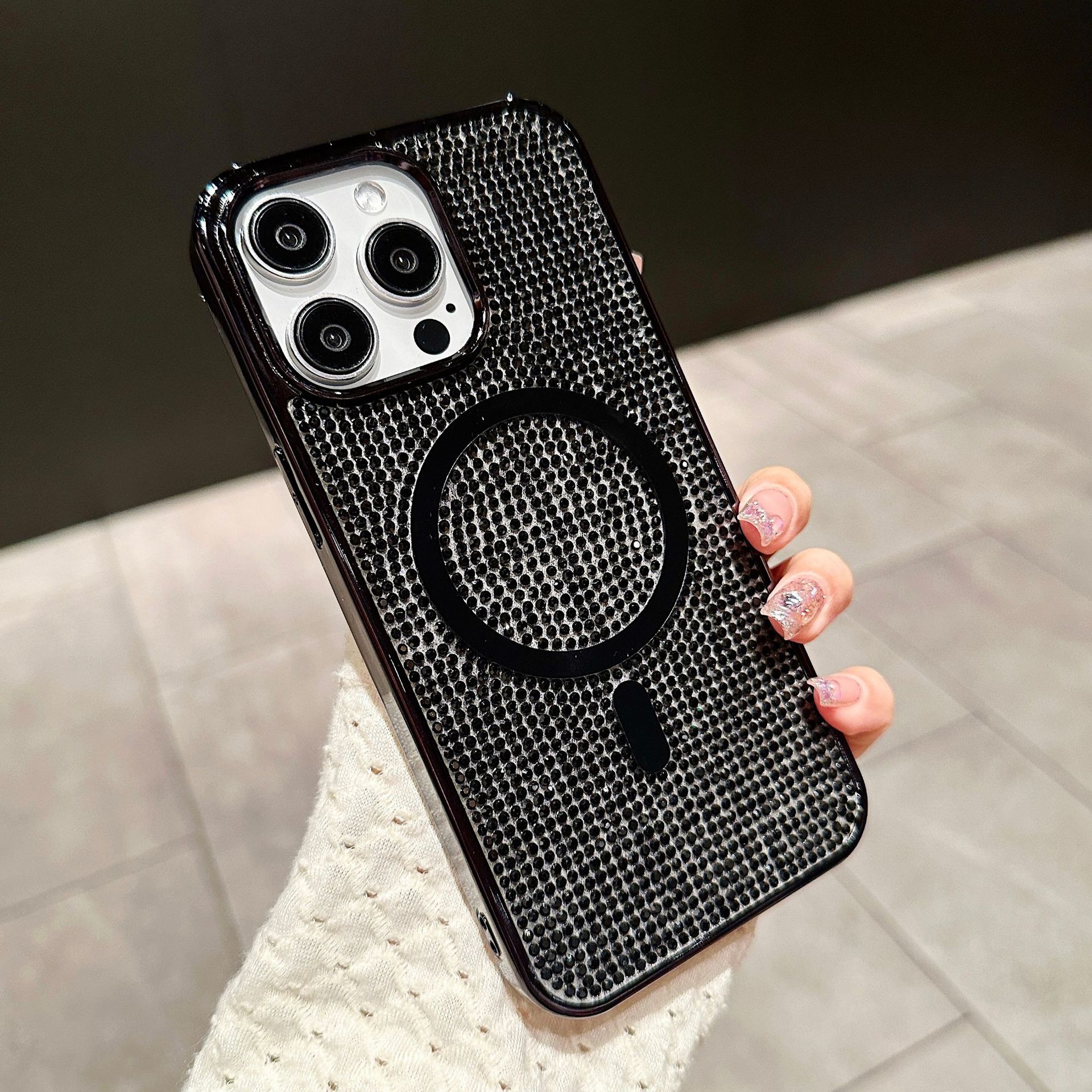 80g Weight iPhone Applicable Brands Phone Cases Classification Glass Material Solid Color Pattern Simple Style Style Glass Solid Color Simple Style Phone Cases Phone Accessories 10