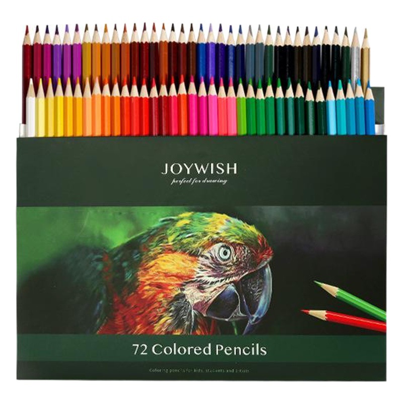 Juego de lápices de colores especiales transfronterizos de 72 colores, lápices de colores oleosos, suministros de arte, lápices al por mayor, fábrica de papelería con pinceles