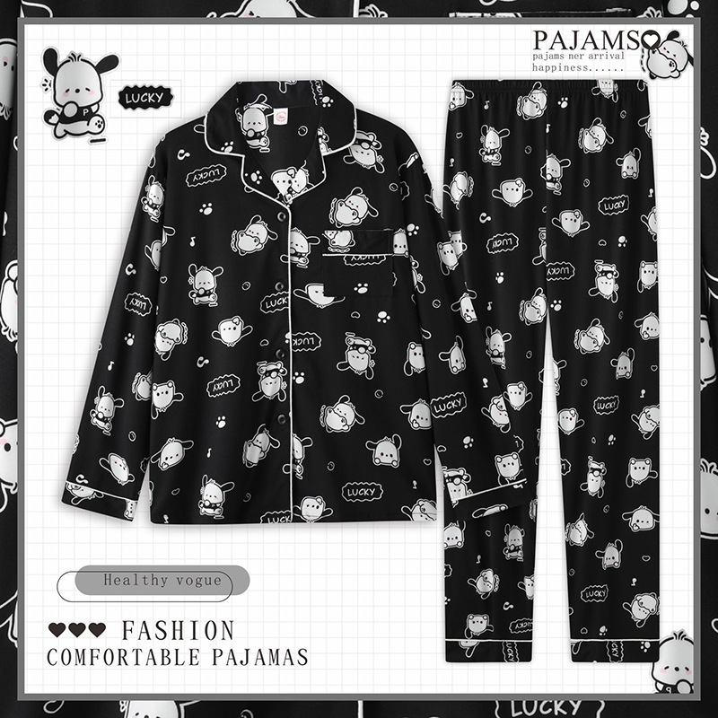 Conjunto de Pijamas para Mujer de Poliéster, Cómodo, para Casa