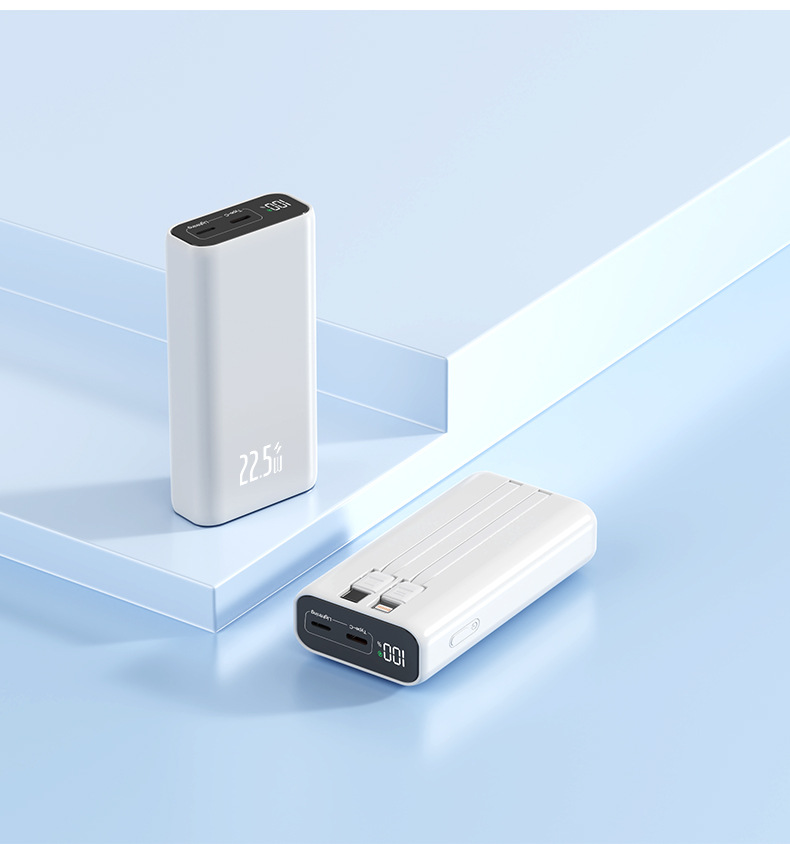 Superblitzschnelles Schnellladepaket 2-Zellen 21700 mobile Powerbank-Set, kabelgebundenes Powerbank-Gehäuseset Batteriebox mit PD.