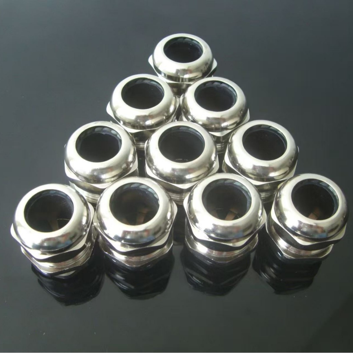 (鸿越厂家)黄铜镀镍 电缆 防水接头 充电桩专用