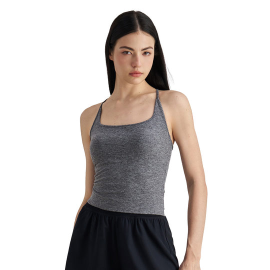 NUF Sports Underwear Women's I-shaped Vest with Chest Pad Tight Slimming Yoga Pilates Fitness Breathable Top Summer