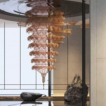 售楼部艺术吊灯沙盘创意房子灯酒店大堂待厅宴会厅程灯具工厂直销